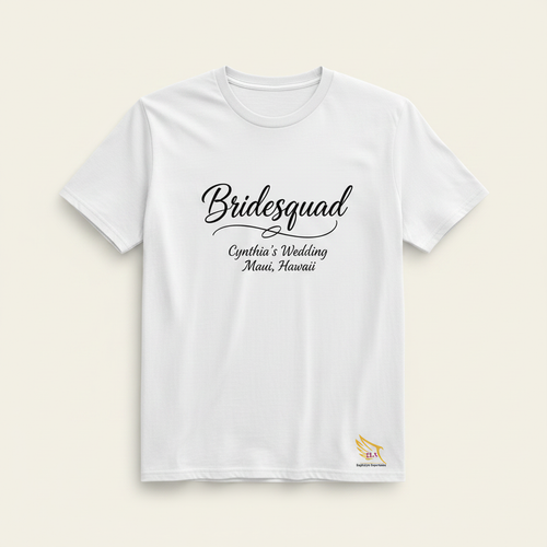 Bridesquad Tee - White mockup